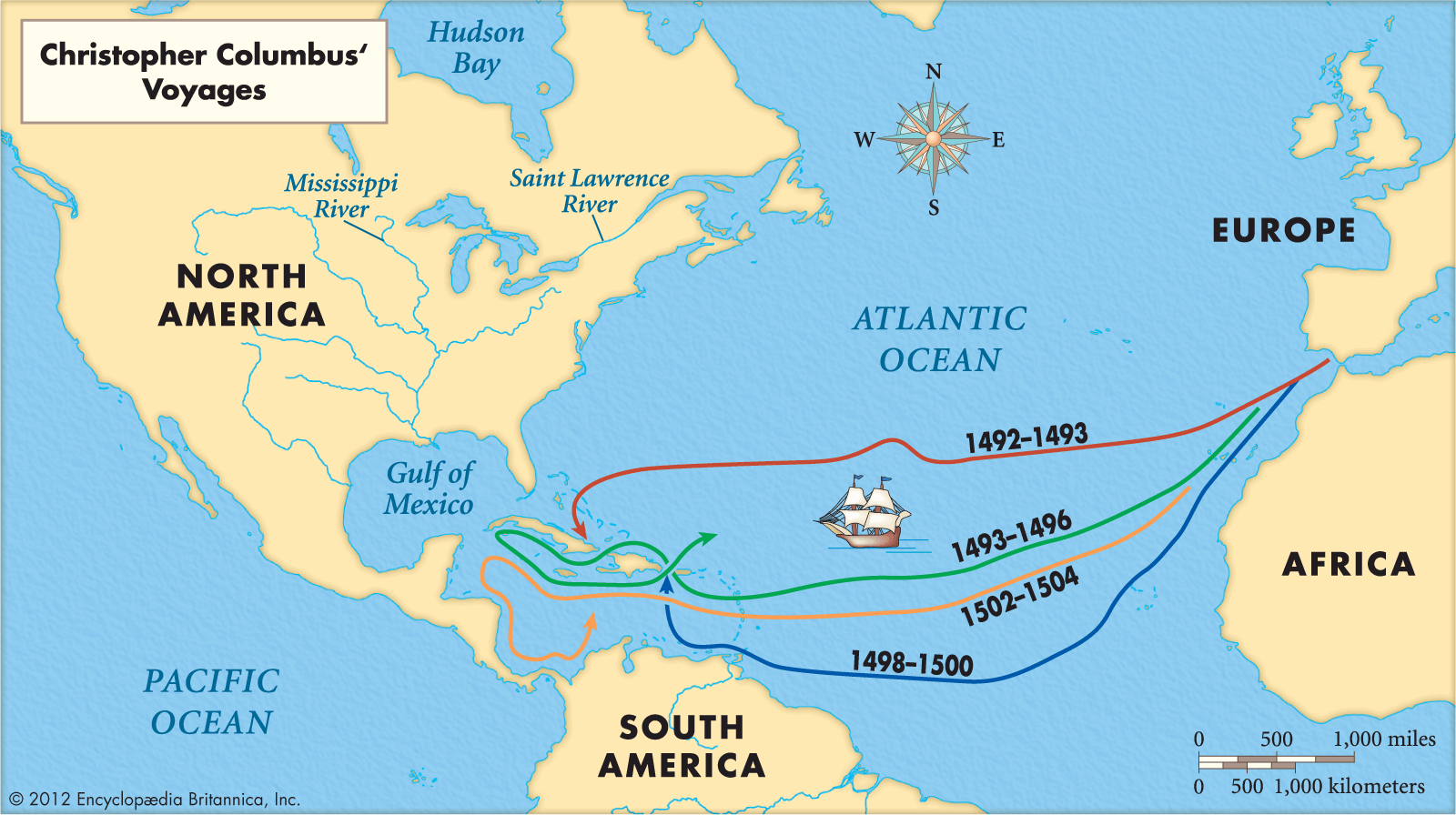 Voyages of Columbus 